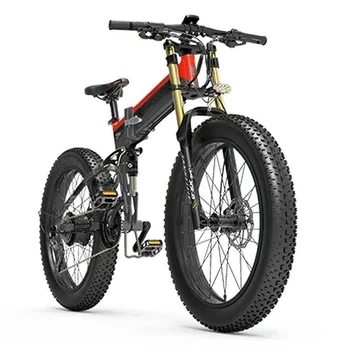 Електрически велосипед литиева батерия - 26 инчов мазнини гума планински велосипед сгъване