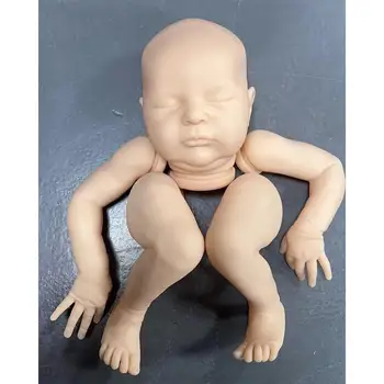 20inch Reborn Doll Kit Unfinished DIY Doll Parts Boy Micro Preemie Full Body Silicone Baby Doll Surprice Children Anti-stress