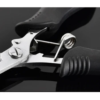 ножици Многофункционално оборудване аксесоари Дълъг нос преносими риболовни клещи Gripper неръждаема стомана Split Ring Line Cutter