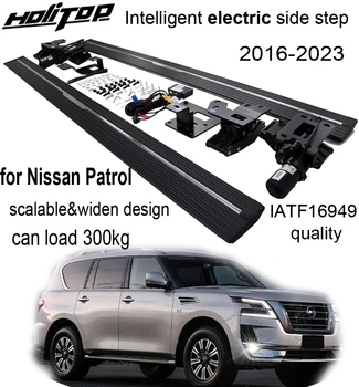 Ново пристигане електрически борд странична стъпка бар за Nissan Patrol Y62, Интелигентен и мащабируем, направен в ТОП производител, промоция