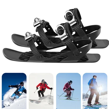 Мини ски кънки Сноуборд обувки Ски бордове Преносими къси мини кънки Ски обувки Къси обувки за сняг за зимни спортове на открито
