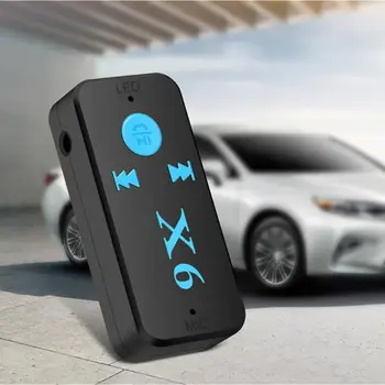 X6 Универсален Bluetooth приемник V4.1 Поддръжка на TF карта Безръчно обаждане Музикален плейър Телефон Кола AUX вход / изход MP3 музикален плейър