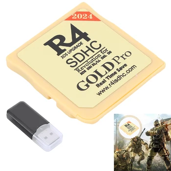 2024 Ново за R4I SDHC R4 NDS адаптер за карти Златна бяла сребърна цифрова карта с памет Използвайте FAT16 / FAT32 формат TF карта за Nintendo