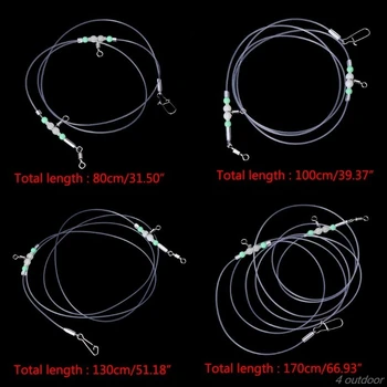 1 Група риболовни принадлежности линия въртящи нощни светещи мъниста щифтове подвижен конектор L69F F03 21 дропшипинг
