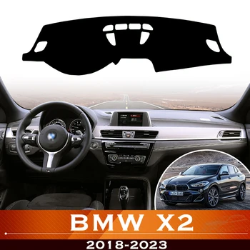 За BMW X2 F39 2018-2023 Противоплъзгащо автомобилно табло Мат Dash Pad Anti-UV Car Защитно покритие Сенник 2019 2020 2021 2022