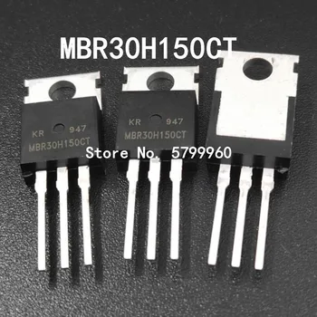 10pcs/lot MBR30H150CT TO-220 30A 150V транзистор