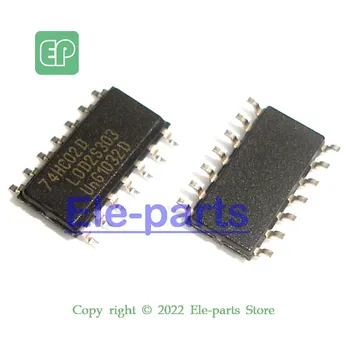 10 ~ 100 PCS 74HC02D SOP-14 74HC02 HC02 SMD Quad 2-вход NOR порта, Нов IC
