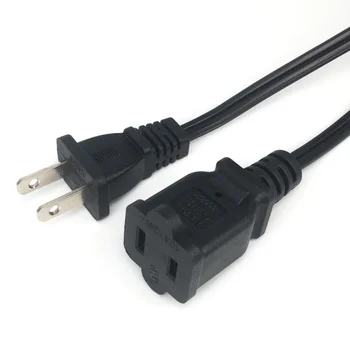 САЩ САЩ Япония Канада Бразилия Захранващ удължителен кабел US Plug 1-15P Two Foot To US 1-15R захранващ кабел 0.5m 1m 1.5m