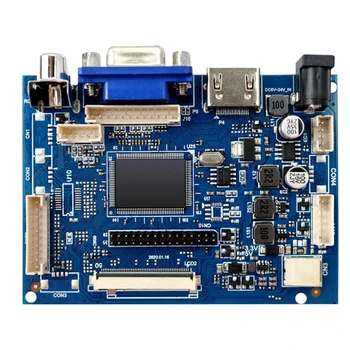 2022 Нов LCD дисплей 50Pin универсален TTL LVDS контролер съвет HDMI-съвместим VGA 2AV