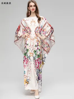 G08214 Висококачествена нова мода жени 2023 пролетна рокля Луксозна известна марка Европейски дизайн парти стил рокля