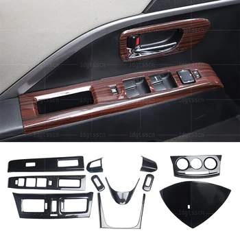 Автомобилен интериор въглеродни влакна пълен комплект стикер за смяна на предавките панел капак интериор тапицерия за Mazda 5 CW 2011-2013 аксесоари стикер