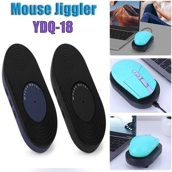 Mouse Jiggler Mouse Wiggler Shaker Drive Free Undetectable Moves Mouse Automatic USB C кабел Дръжте компютъра / лаптопа буден