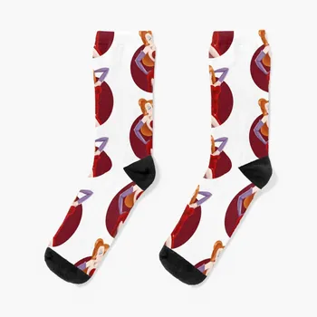 Jessica Rabbit Socks Мъжки чорап Коледни снежни компресионни чорапи за жени