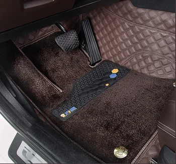 Hight Качествени авто интериорни аксесоари гумени кожени автомобилни постелки килим За Volvo V70 XC90 XC60 V40 V70 S60 S80 Част