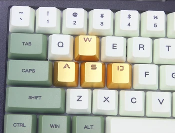 OEM профил алуминиеви клавиши WASD стрелки новост с подсветка Shine-thru функция за Cherry MX превключватели на механична клавиатура