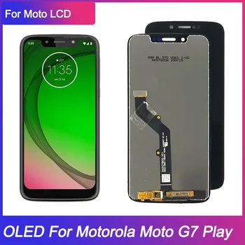 Тест OLED LCD за Motorola Moto G7 Play XT1952-4 LCD дисплей сензорен екран дигитайзер събрание