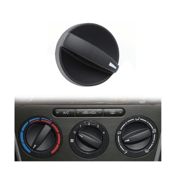 3Pcs кола A / C нагревател климатичен контрол превключвател копчета циферблати капак за 2006-2008 Mazda 6 GV2W-61-195 GV3A-61-195