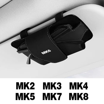  Държач за магнитни очила за кола Кутия за съхранение Автоаксесоари за VW Volkswagen Golf 6 7 5 4 3 2 8 MK4 MK6 MK7 MK5 MK3 MK2 MK8