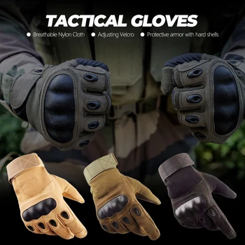 1 чифт продажба САЩ армия мъжки тактически ръкавици открит спорт половин пръст военни борба против хлъзгане въглеродни влакна черупка тактическа ръкавица