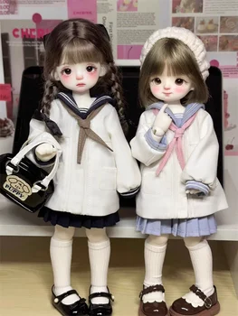 BJD кукла дрехи за 1/6 кукли училище униформа горната пола чорапи малки 1/6 кукли облекло аксесоари (с изключение на кукли)