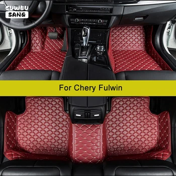 CUWEUSANG Персонализирани стелки за кола за Chery Fulwin Авто килими крак Coche аксесоар